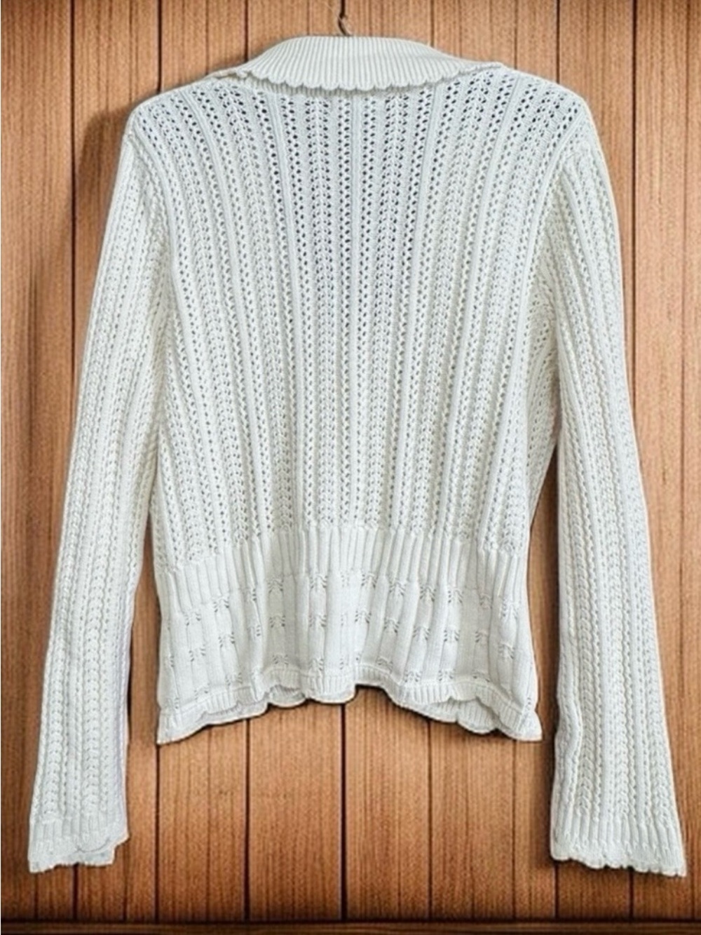 NOTATIONS CARDIGAN SIZE LARGE - Picture 2 of 8